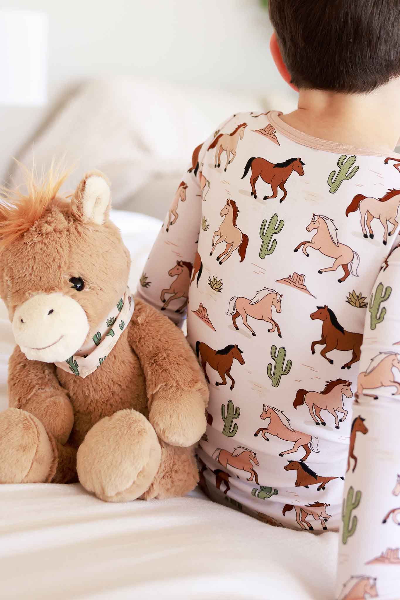 Two Piece Pajama Set | Pony Club Neutral - Image 4