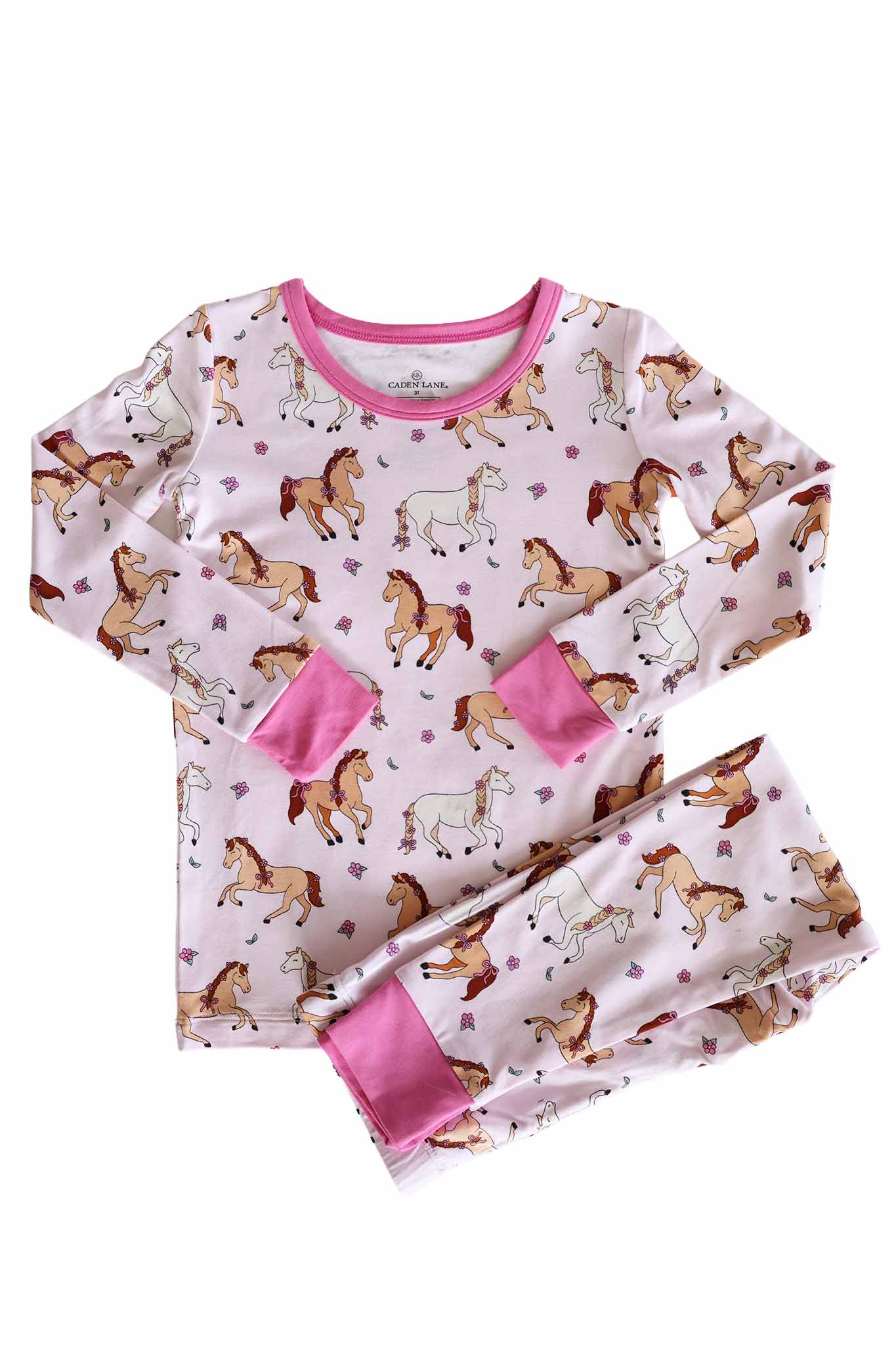Two Piece Pajama Set | Pony Club Pink - Image 2