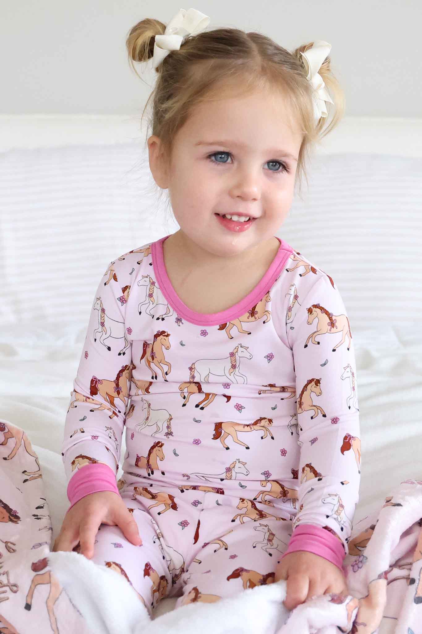Two Piece Pajama Set | Pony Club Pink - Image 3