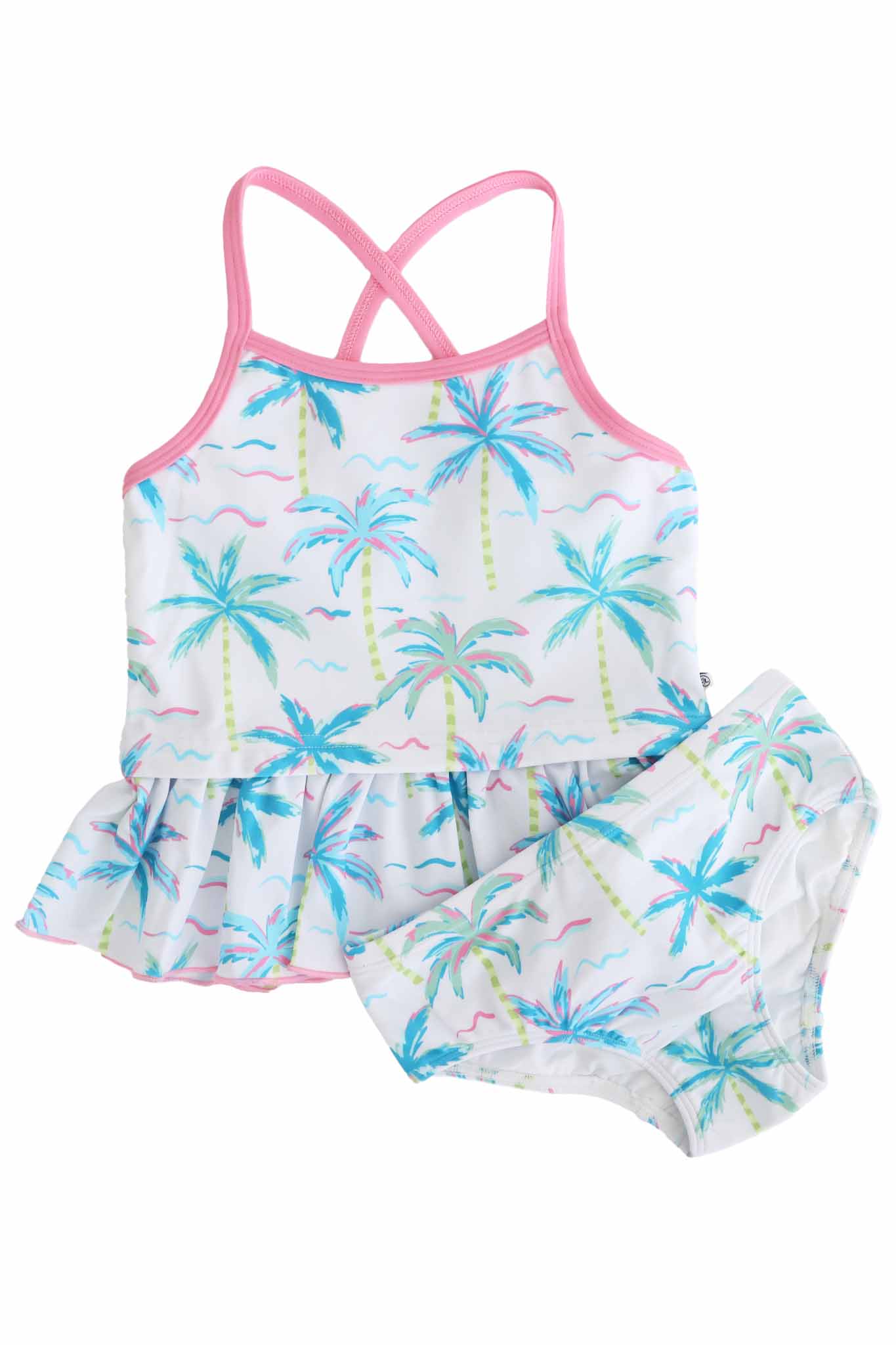 Two Piece Strappy Tankini | Blue Lagoon - Image 2