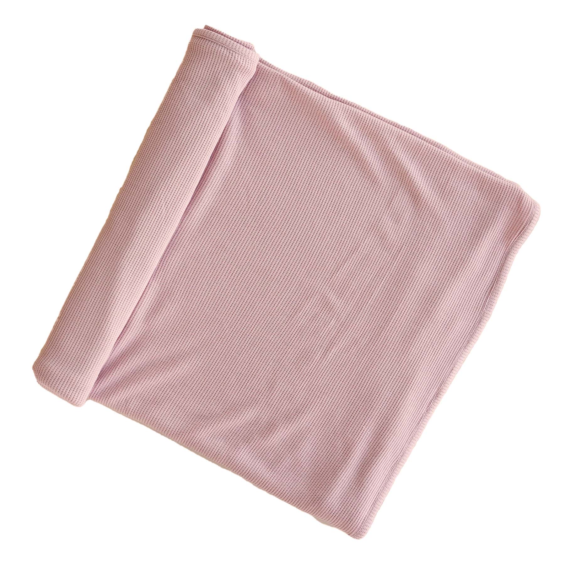 Vintage Rose Bamboo Waffle Oversized Swaddle Blanket - Image 2
