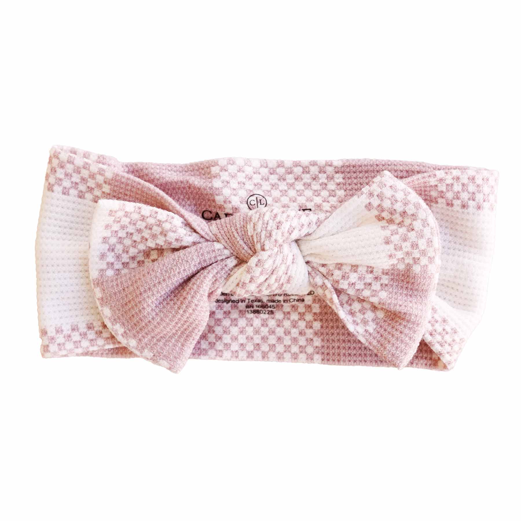 Bamboo Waffle Knit Large Bow Headwraps - Image 12