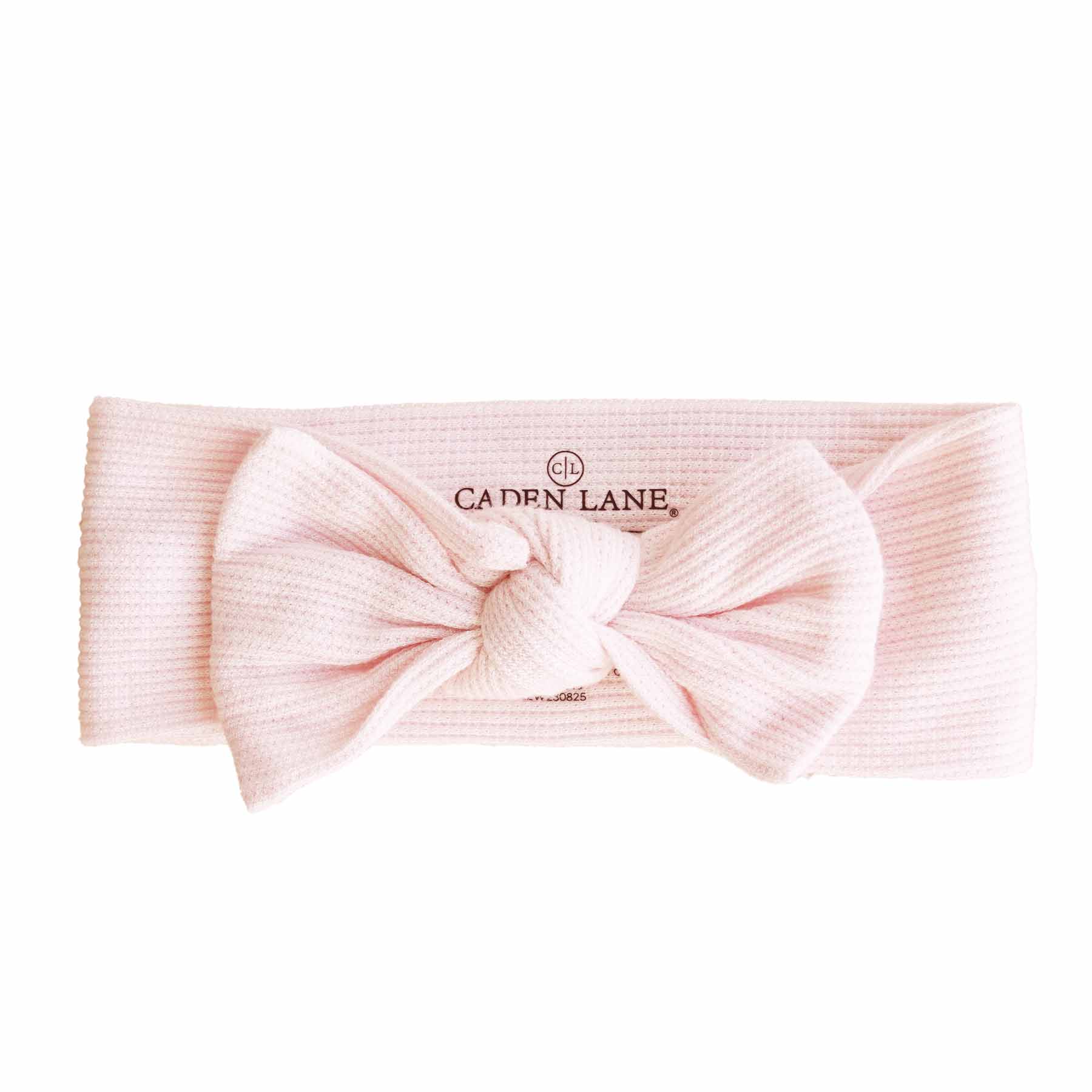 Bamboo Waffle Knit Large Bow Headwraps - Image 6