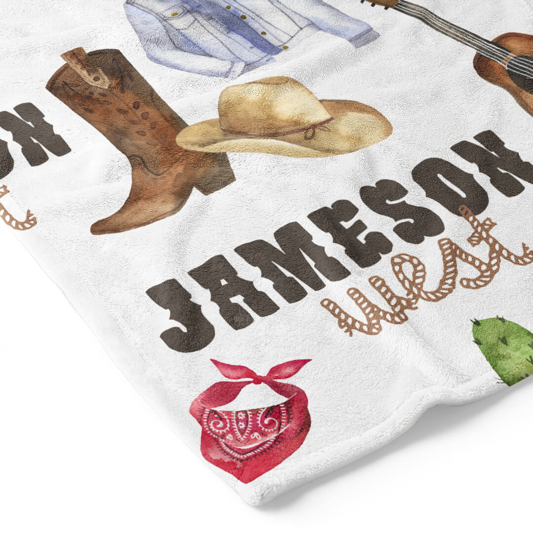 Wild West | Personalized Kids Blanket - Image 3