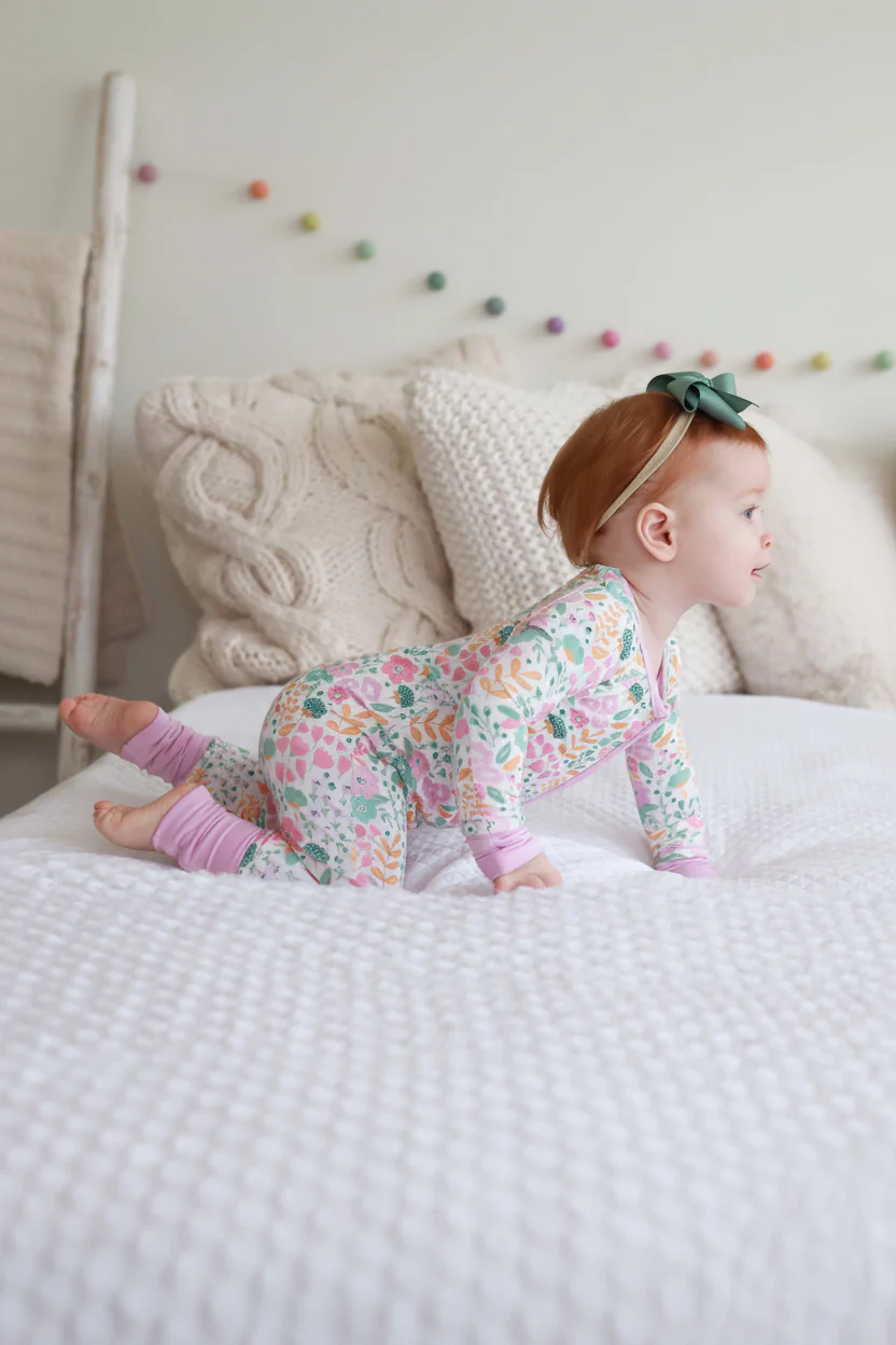 Willow's Whimsy Floral Convertible Zip Romper - Image 4