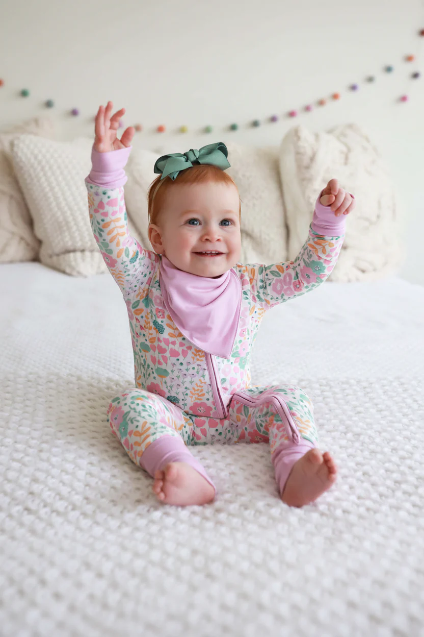 Willow's Whimsy Floral Convertible Zip Romper - Image 6