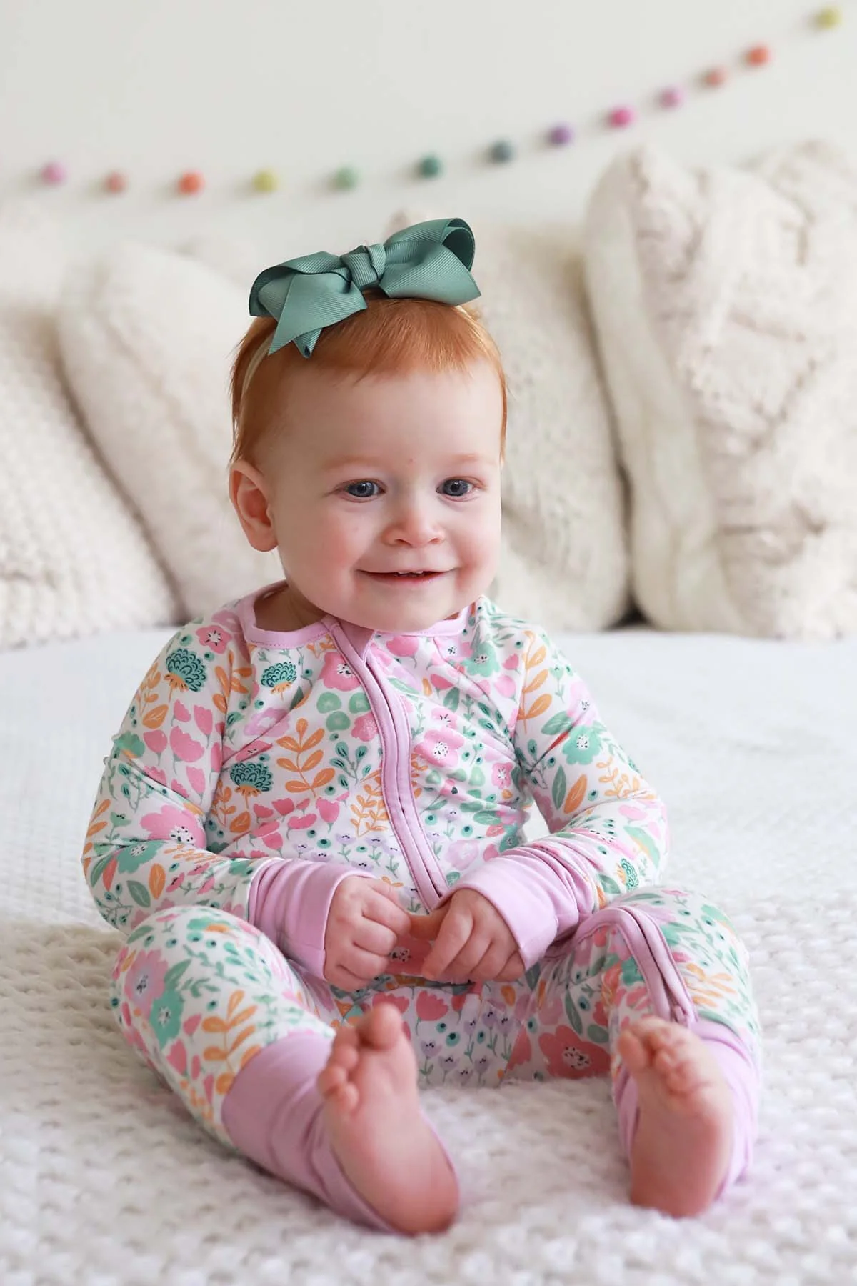 Willow's Whimsy Floral Convertible Zip Romper - Image 8