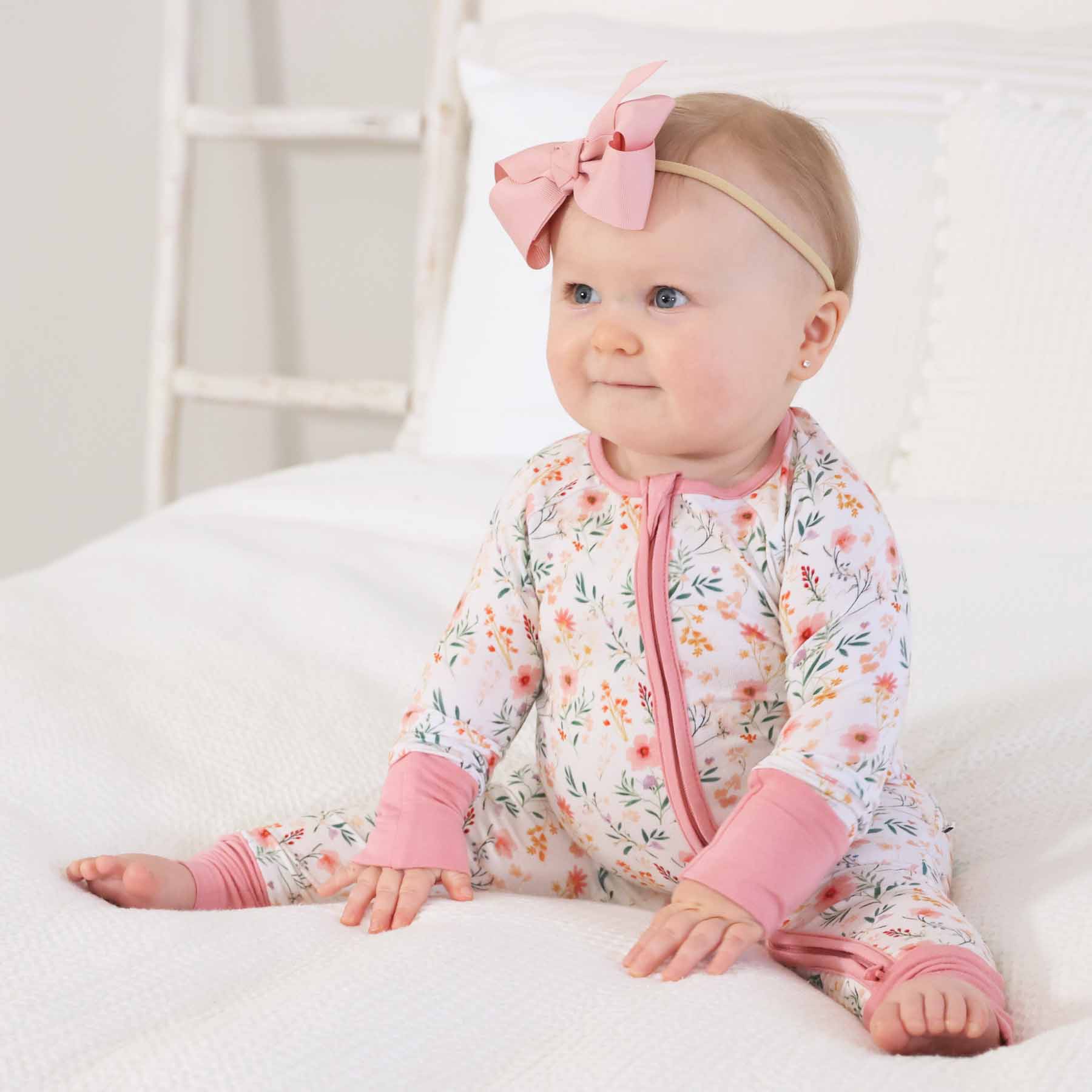 Winnie's Wildflowers Convertible Zip Romper - Image 4