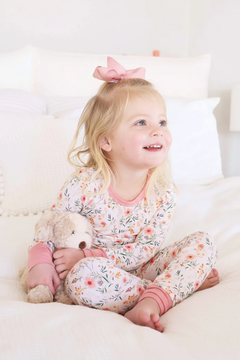 Winnie's Wildflowers Two Piece Pajama Set - Image 4