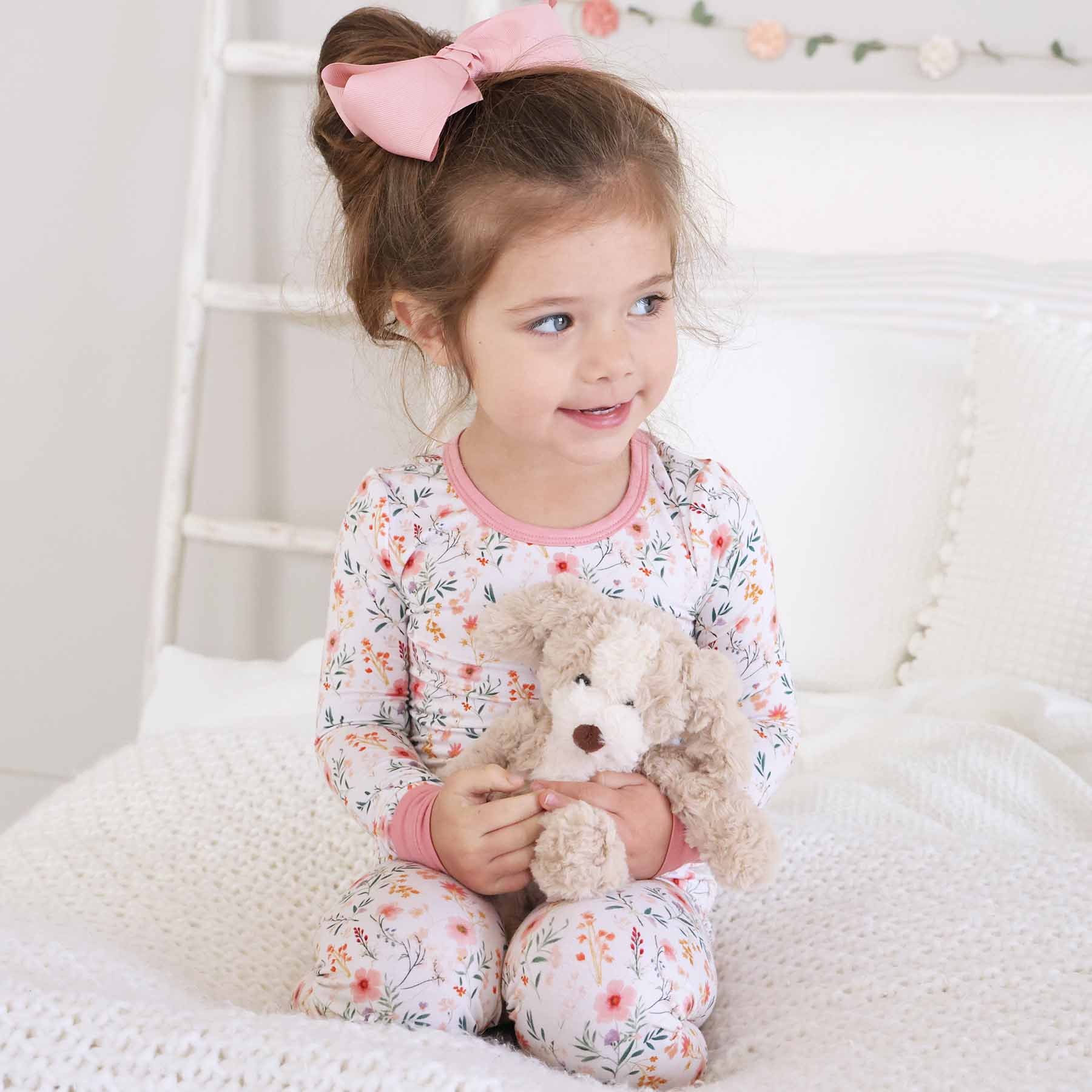 Winnie's Wildflowers Two Piece Pajama Set - Image 7