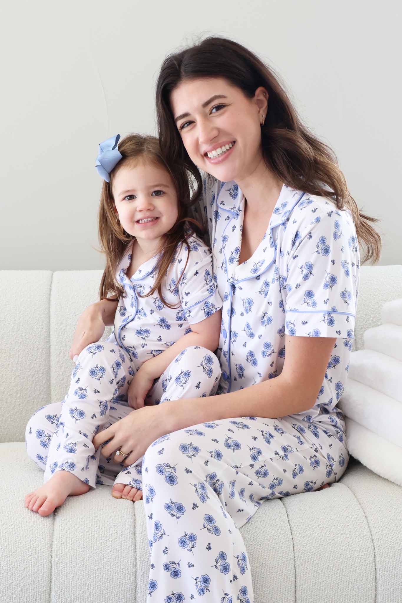 Women's Two Piece Flare Lounge Set | Sapphire Garden - Image 7